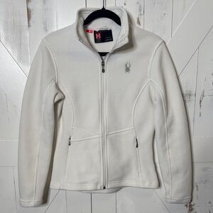 Spyder Women's White Full Zip Fitted Jacket